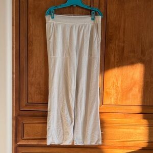 Barefoot Dreams CozyChic Ultra Lite pants in Cream